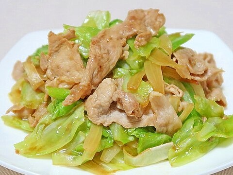 キャベツと豚肉の回鍋肉風炒め★減塩・低カリウム志向